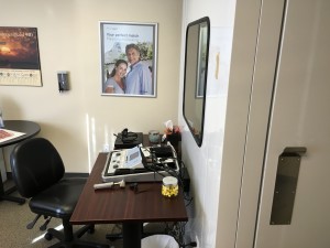 Fraser Valley Beltones' hearing test room